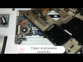 How to clean a sony Laptop, overheating problem repair step by step