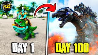 I Survived 100 Days in Ark Pugnacia, This is what Happened! 😬