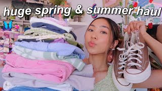 HUGE SPRING & SUMMER CLOTHING TRY ON HAUL pt2.dream wardrobe
