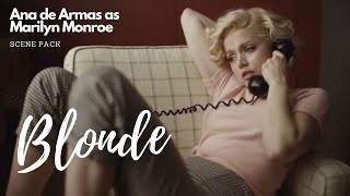 Ana de Armas as Marilyn Monroe || Blonde Scene Packs