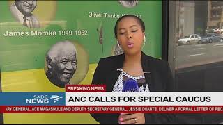 ANC calls for special caucus