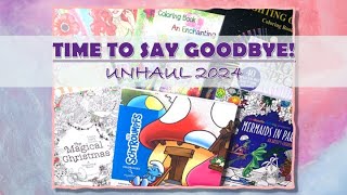 MY COLOURING BOOK COLLECTION | FIRST EVER UNHAUL | 2024| Adult Colouring