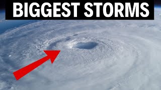 Top 5 Largest Hurricanes Ever Captured from Space!