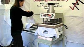 Increase your time efficiency with an automatic heat press