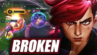 WILD RIFT VI IS BROKEN FAST ROTATION JUNGLE!!