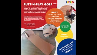 e048 Putt'n'play Golf Set