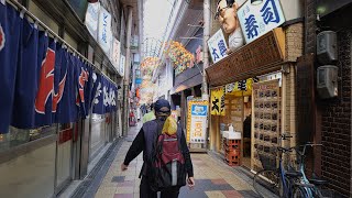 【4K】【大阪ストラット2020冬　恵美須町駅から通天閣】