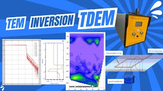 Time-Domain/Transient Electromagnetic TEM TDEM Operation video support IX1D Zondtem1d STEM inversion