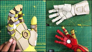How To Make Cardboard IRON MAN Hand Mark 85 Avengers4 Endgame