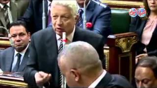 مرتضى منصور يعيد أداء اليمين الدستورية بعد خناقة في البرلمان