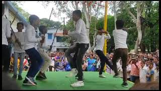 lathi khel stage program teacher day arsha high school