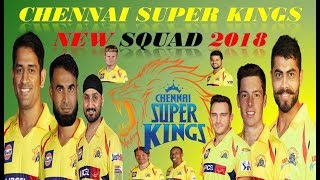 Chennai Super Kings NEW Final Team 2018,CSK Full Squad List IPL 11,ipl csk final team 2018,rcb,mi