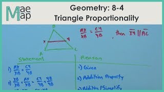 Geometry: 8-4 Triangle Proportionality