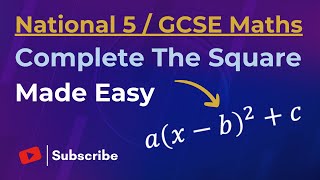 Master Completing The Square In Under 10 Minutes