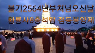 불기2564년 부처님오신날~ 황룡사8층석탑 연등식  박근혜대통령 신체건강 발원