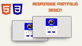 🎯 How to Make a Responsive Profile Card Using HTML & CSS | Beginner Web Project 2025