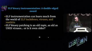 DEF CON 31 - Revolutionizing ELF binary patching w Shiva - ElfMaster