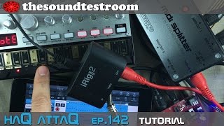 MIDI Splitter │ iRig MIDI 2 │ KORG Volca Bass and MeeBlip │ Setup - haQ attaQ 142