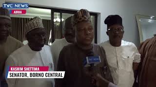 (WATCH) Tinubu Meets With Senate APC Caucus In Abuja