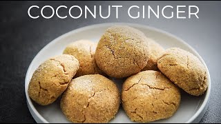 GF Coconut Ginger Cookies Recipe | EASY Christmas Treats!