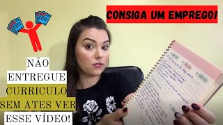 DICAS PARA ENTREGAR CURRÍCULO!