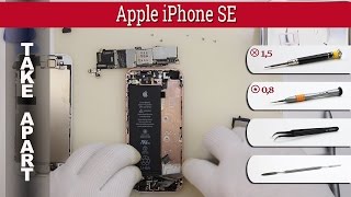 How to disassemble 📱 Apple iPhone SE (A1662 A1723 A1724) Take apart Tutorial