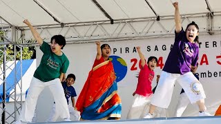 ［4K］スガジャズダンススタジオ九州『インドダンス』SPlRAさが国際フェスタ2024.11.24/どんどんどんの森\u0026アバンセ