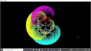 Python Turtle Art #11 : Tree Pattern Part 2