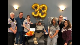 LifeStream Celebrates Long-Time Donor