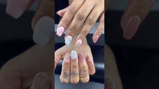 ✨ Falling Glitter Soft Gel / No Glue Nail Extensions ✨ | Nails By Vipra | Ahmedabad