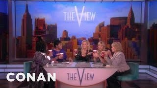 "The View" Samples The $7 Starbucks Cup Of Coffee | CONAN on TBS