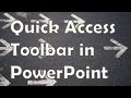 Quick Access Toolbar in PowerPoint