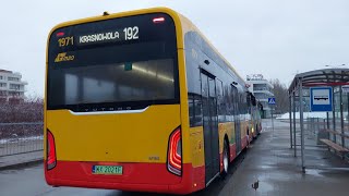 [🚍192] MZA Warszawa - Przejazd Yutongiem U12 #1971