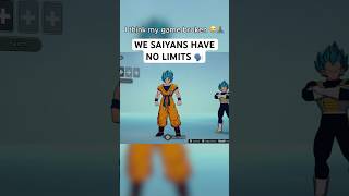 WE SAIYANS HAVE NO LIMITS 🗣️, i think my game is broken…#sparkingzero #dokkanbattle