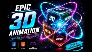 EPIC 3D Animation Using ONLY HTML and CSS (No JavaScript!) 🚀