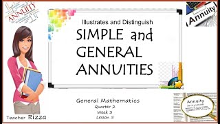 Simple and General Annuities