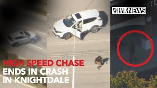 Behind-the-Scenes of how WRAL covered a High-speed chase that ended in a crash near Knightdale