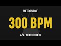 300 bpm 4 4 best metronome sound wood block