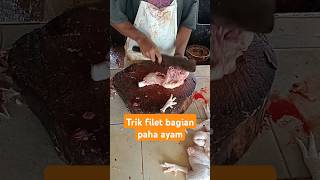 Trik buang tulang paha ayam