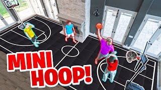 House 2 Vs 2 Mini Hoop Basketball *Broken Court*