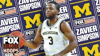 Zavier Simpson's best moments from his senior season at Michigan | FOX COLLEGE HOOPS
