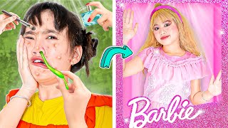 I Want To Become A Barbie! Please Help Me Extreme Makeover, Barbie Girl! | Baby Doll And Mike