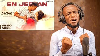 En Jeevan REACTION!!! | Theri Songs | Vijay | Samantha | Atlee | G.V.Prakash Kumarv | Family