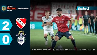 INDEPENDIENTE 2 - 0 GIMNASIA I Resumen del partido | #TorneoBetano Apertura 2025