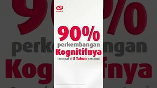 90% perkembangan kognitifnya tercapai di usia 5 tahun. Teruskan nutrisinya ke SGM Eksplor 3+!