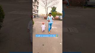 A walk to remember with papa #fatherdaughter #moments #cutebaby #shorts