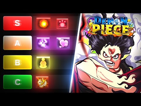 Best Demon Piece Fruit Tier List