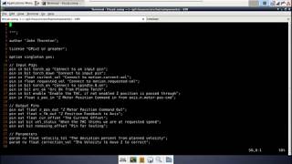 LinuxCNC HAL #8: inside a component, fixing thcud