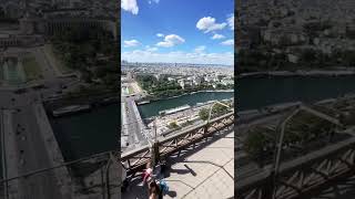 ON TOP of the EIFFEL TOWER in Paris France!