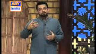 Aamir Liaquat Hussain Program Aalim Aur Alaam on ARY DIGITAL 002 Hamray ambia sehri